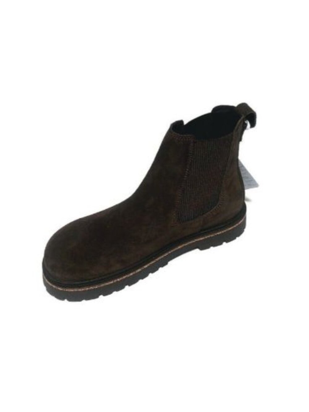 UGG Highwood Slip On Boots Womens Size 9 EU 40 Mocha Brown Suede Leather Regular - Picture 4 of 9